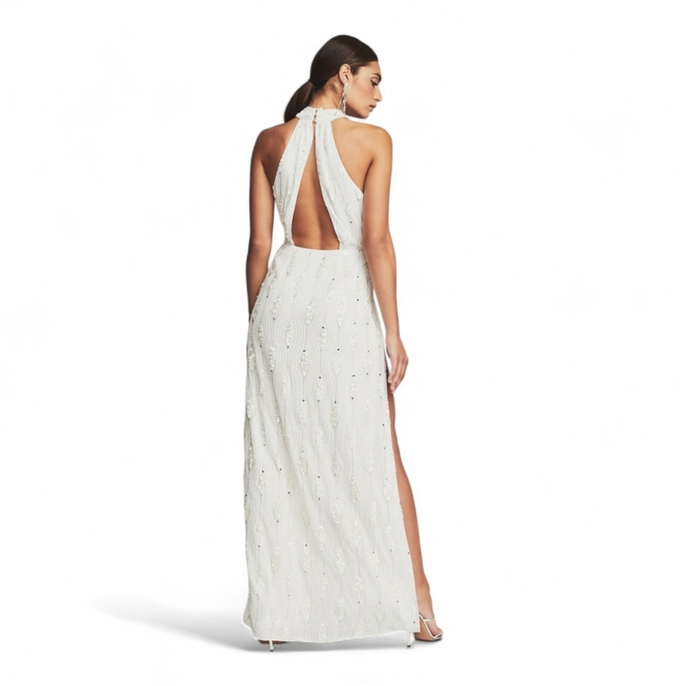 NWT $1395 RETROFETE Prima Dress White Medium - Picture 5 of 9